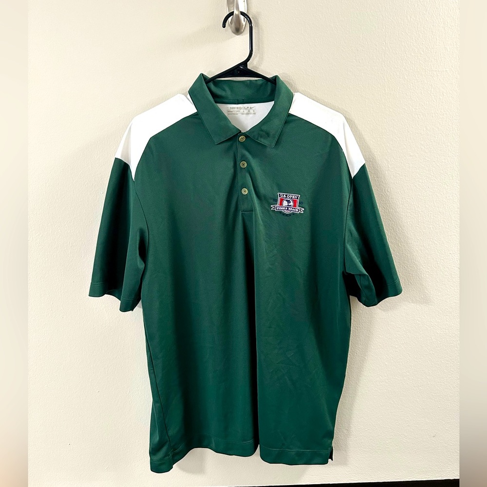 Nike Golf Polo US Open 2010 Pebble Peach size Large